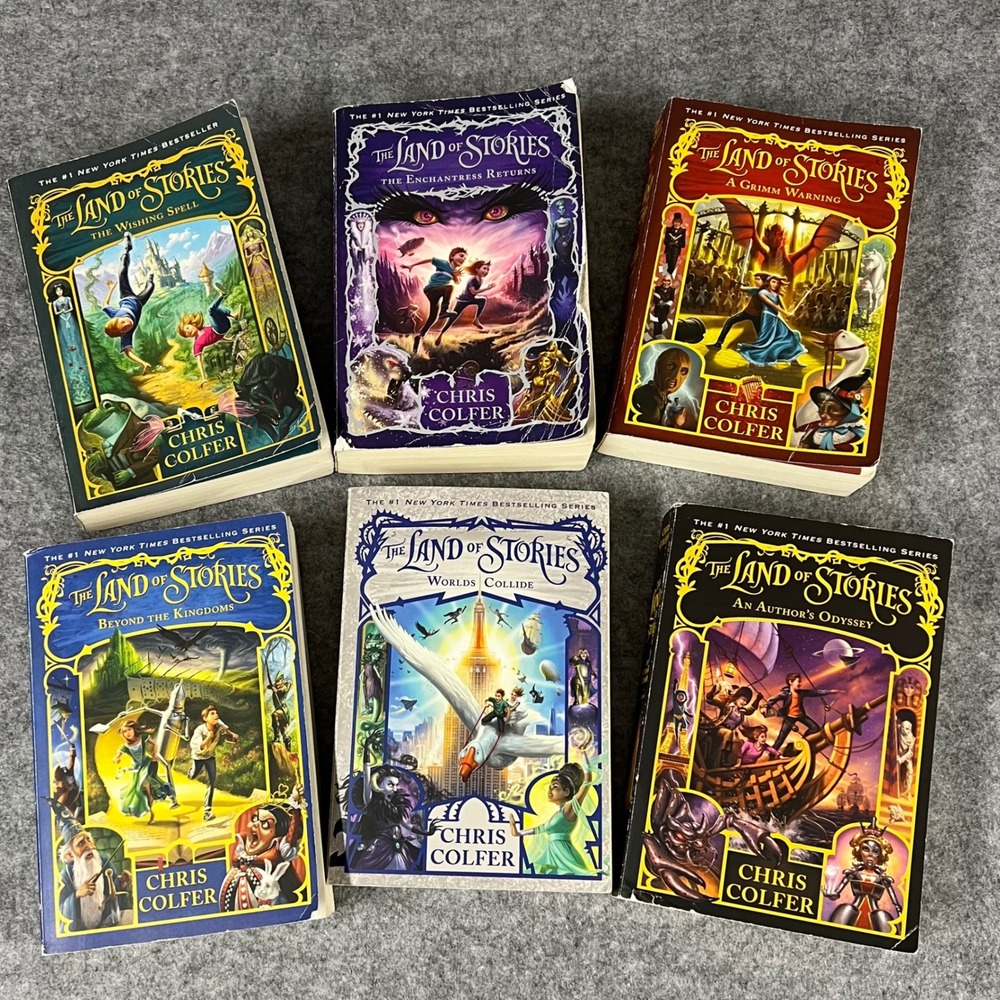 The Land of Stories 6 Book Series‎ by Chris Colfer Childrens Fantasy Adventure